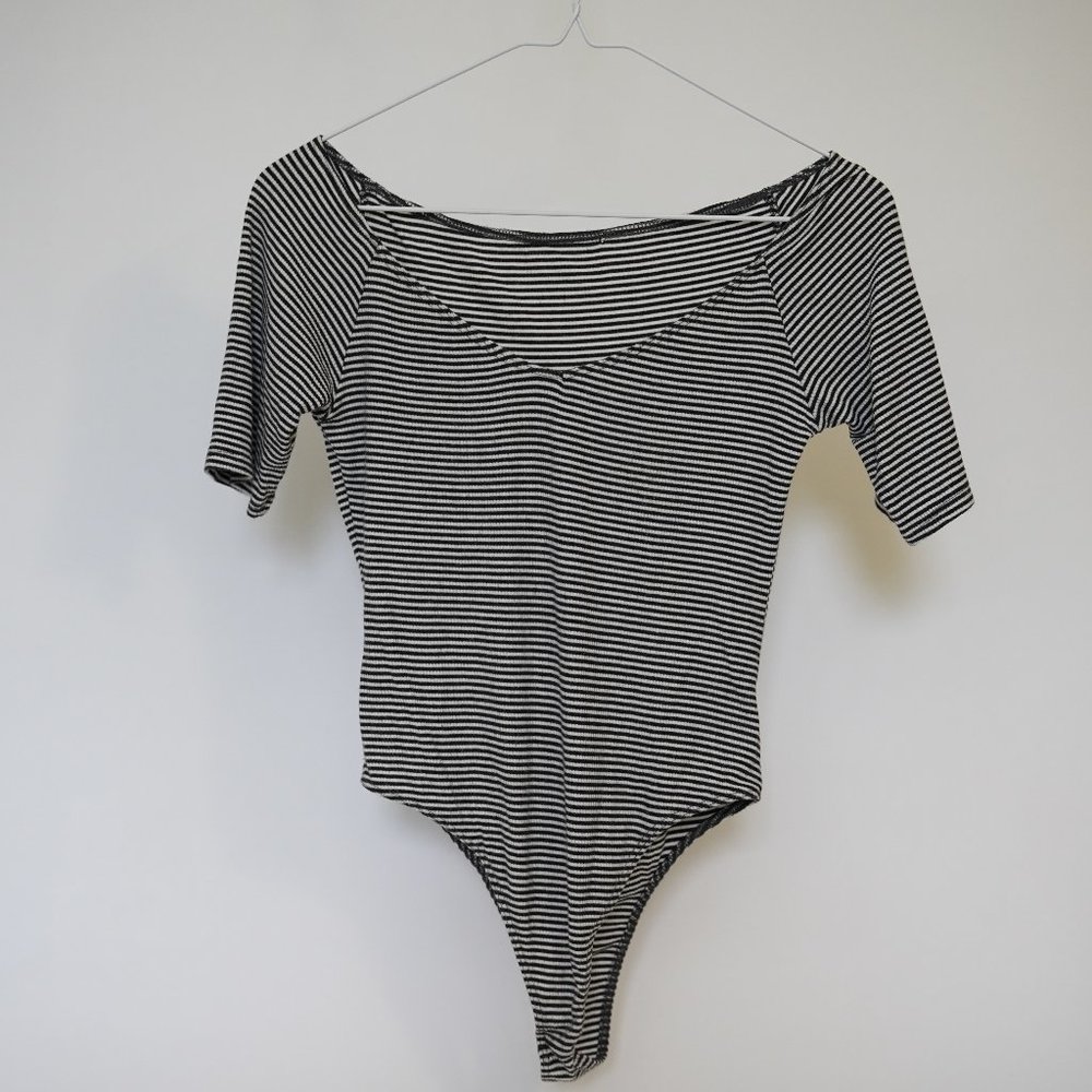 Simple Striped Bodysuit
